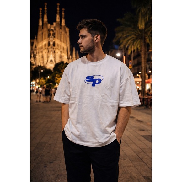 Seoul Projects Other - NWT Seoul Projects SP Men's Sport Tee White Blue Graphic Logo XL‎